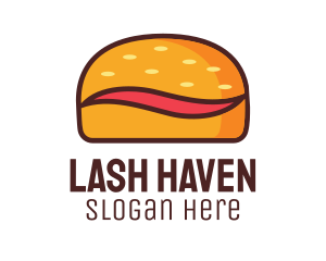 Tilde Hamburger Bun logo design