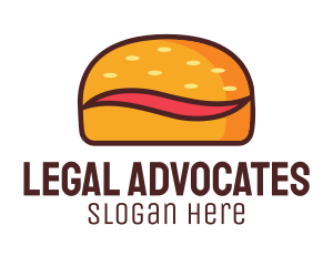 Tilde Hamburger Bun logo design