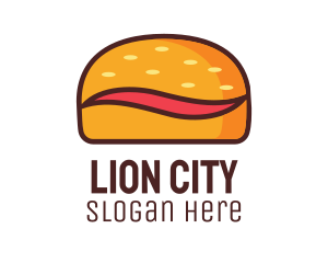 Tilde Hamburger Bun logo design