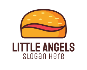 Tilde Hamburger Bun logo design