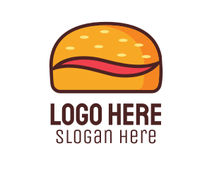 Tilde Hamburger Bun logo design