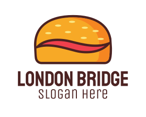 Tilde Hamburger Bun logo design