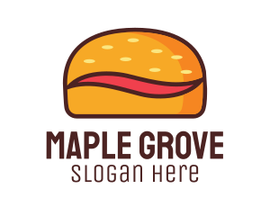 Tilde Hamburger Bun logo design