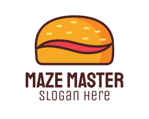 Tilde Hamburger Bun logo design