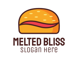 Tilde Hamburger Bun logo design