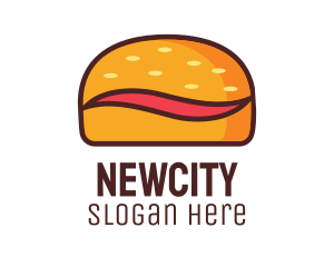 Tilde Hamburger Bun logo design