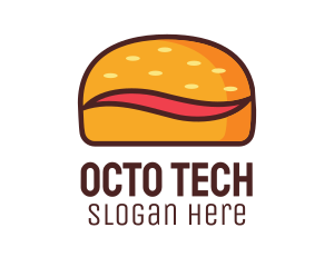 Tilde Hamburger Bun logo design