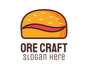 Tilde Hamburger Bun logo design