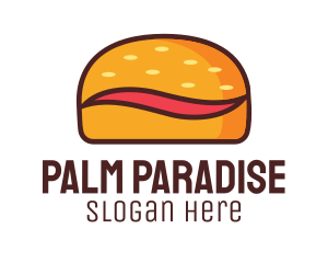 Tilde Hamburger Bun logo design