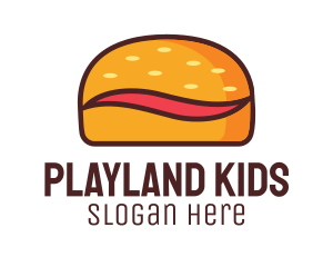 Tilde Hamburger Bun logo design