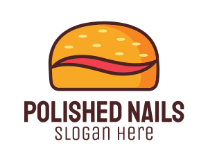 Tilde Hamburger Bun logo design