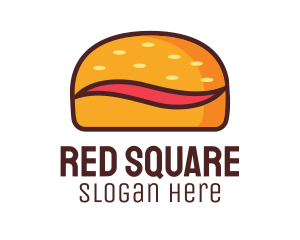 Tilde Hamburger Bun logo design