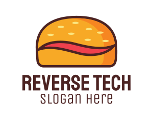 Tilde Hamburger Bun logo design