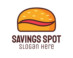 Tilde Hamburger Bun logo design