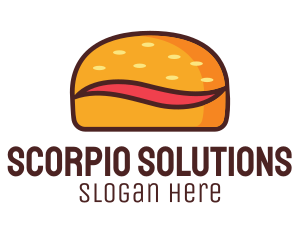 Tilde Hamburger Bun logo design