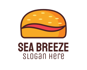 Tilde Hamburger Bun logo design