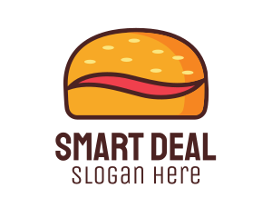 Tilde Hamburger Bun logo design