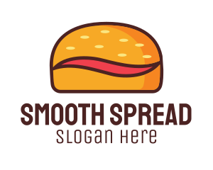 Tilde Hamburger Bun logo design