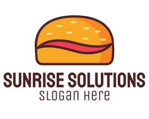 Tilde Hamburger Bun logo design