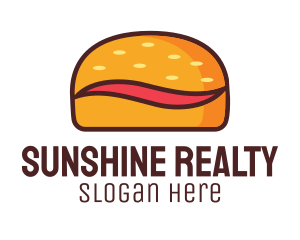 Tilde Hamburger Bun logo design