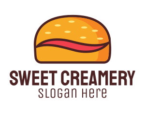 Tilde Hamburger Bun logo design