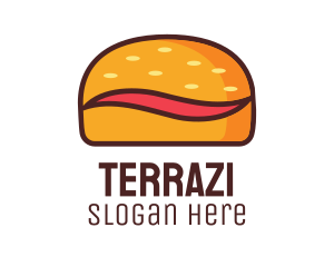 Tilde Hamburger Bun logo design