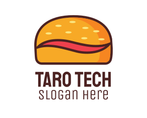 Tilde Hamburger Bun logo design