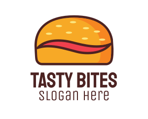 Hamburger - Tilde Hamburger Bun logo design