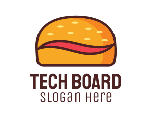 Tilde Hamburger Bun logo design