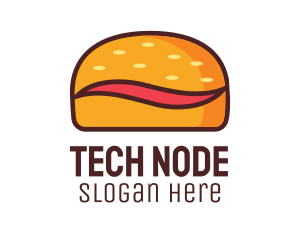 Tilde Hamburger Bun logo design