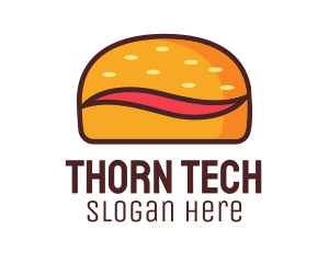 Tilde Hamburger Bun logo design