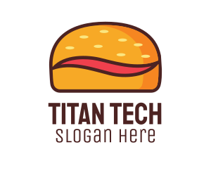 Tilde Hamburger Bun logo design