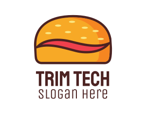 Tilde Hamburger Bun logo design