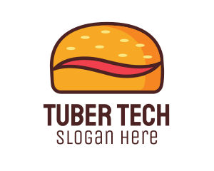 Tilde Hamburger Bun logo design