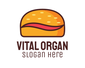 Tilde Hamburger Bun logo design