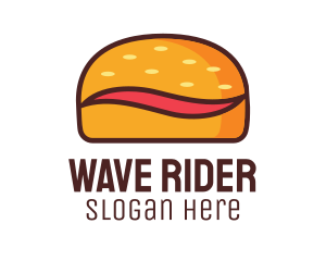 Tilde Hamburger Bun logo design