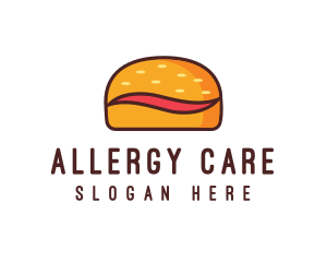 Tilde Hamburger Bun logo design