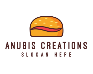 Tilde Hamburger Bun logo design