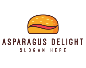 Tilde Hamburger Bun logo design