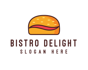 Tilde Hamburger Bun logo design