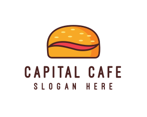 Tilde Hamburger Bun logo design