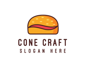 Tilde Hamburger Bun logo design