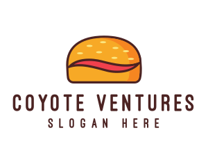 Tilde Hamburger Bun logo design