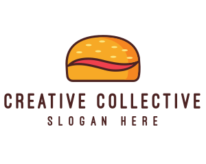 Tilde Hamburger Bun logo design