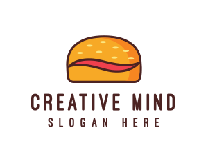 Tilde Hamburger Bun logo design