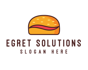 Tilde Hamburger Bun logo design