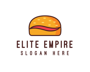 Tilde Hamburger Bun logo design