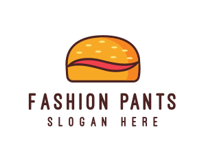 Tilde Hamburger Bun logo design