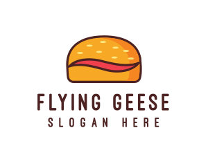 Tilde Hamburger Bun logo design