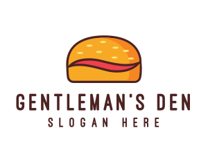 Tilde Hamburger Bun logo design